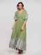 Ble Resort Collection Maxi Rochie Green