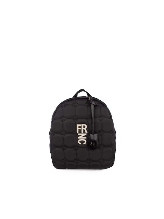 FRNC Leather Women's Bag Backpack Black
