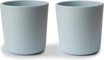 Mushie Cups Set of 2, Powder Blue