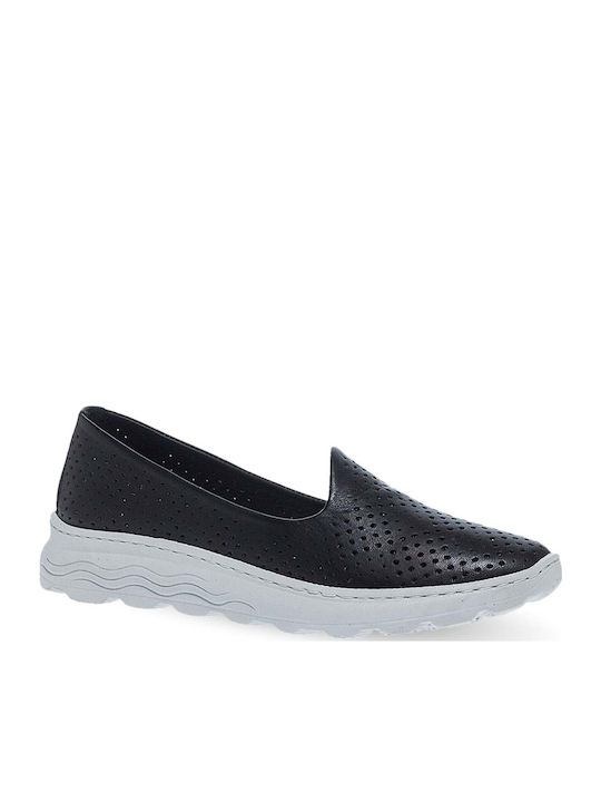 Дамски Slip-On Кожени Черни