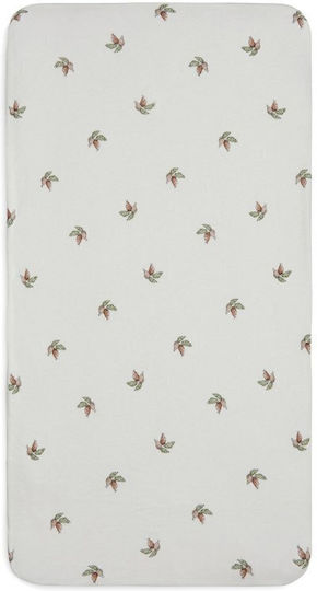 Jollein Бебешки Чаршаф За Количка Памук Бежов 75x140бр