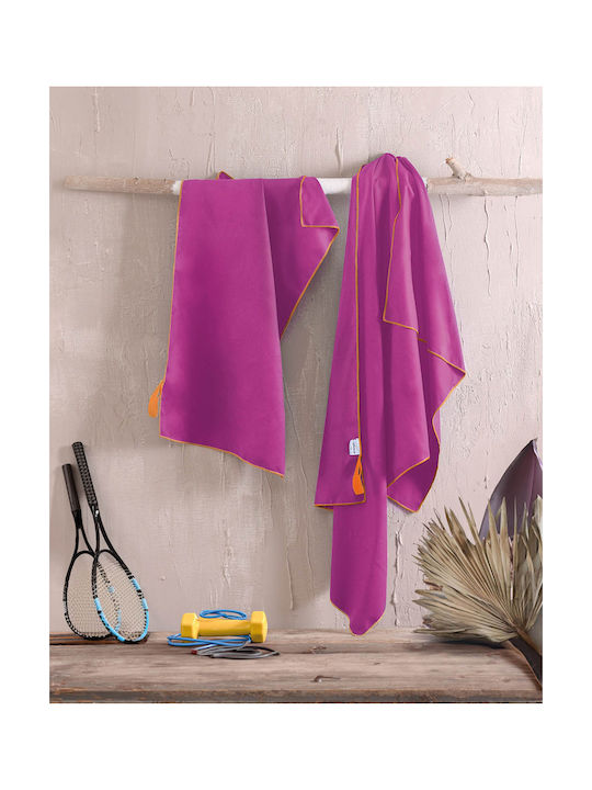 Rythmos Urban Gym Towel with Microfiber Purple ...