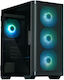 Zalman M4 ARGB Геймърска Мини Кула Компютърна Кутия Черна
