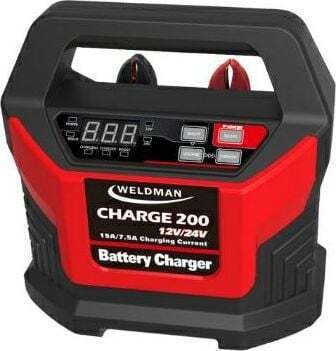 Weldman Charge 200 Φορτιστής Μπαταρίας Αυτοκινήτου 12/24V