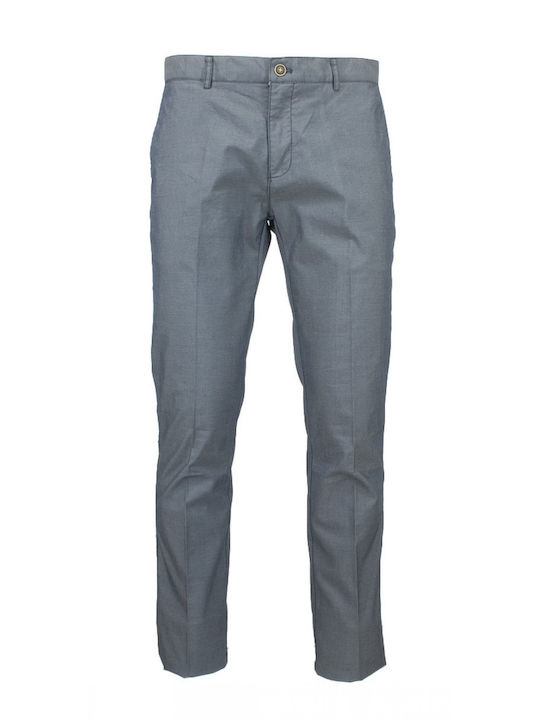 New York Tailors Men's Trousers Chino in Regular Fit BLUE