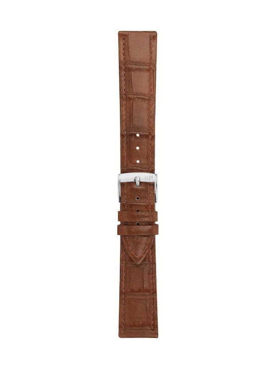 Morellato Leather Strap Brown 18mm