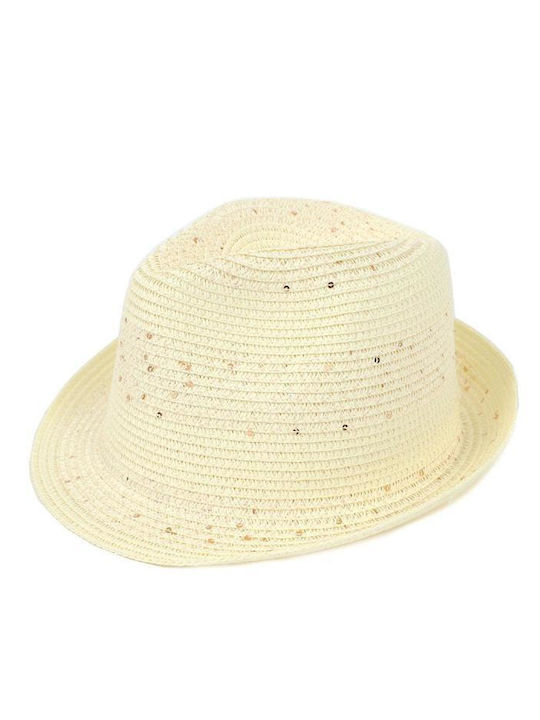 Doca Wicker Women's Hat Ecru