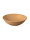 Lukanda Serving Bowl Round made of Porcelain Brown with Diameter 14cm