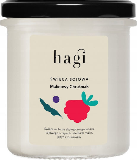 Hagi Small Soy Candle Raspberry Chruśniak 215ml Hagi Small Soy Candle Raspberry Chruśniak 215ml