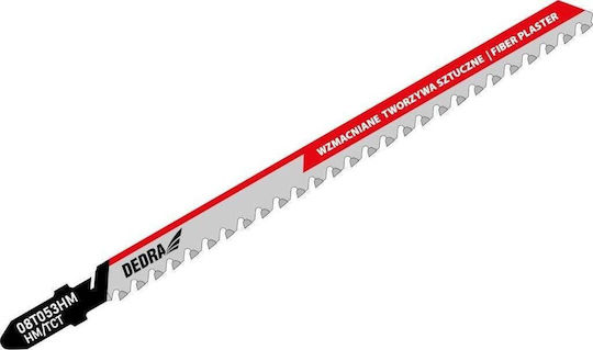 Dedra Jig Saw Blade 132mm 2pcs 08T053HM