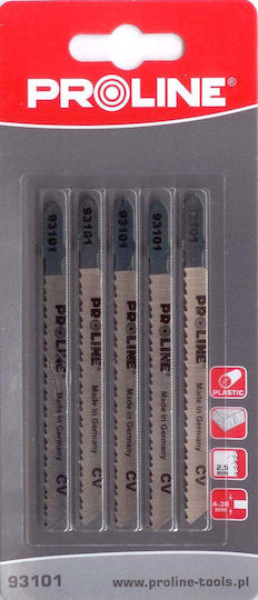 Proline Jig Saw Blade for Wood 100mm 5pcs 93101