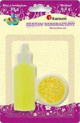 Titanum Κόλλα Glitter Κίτρινη 22gr