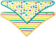 Babyono Bandana Fabric with Hoop & Loop Fastener & Pocket Multicolored