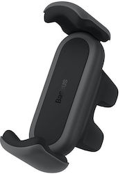 Baseus Mobile Phone Holder Car Cannon 2 with Adjustable Hooks Gray