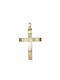 Herren Gold Kreuz 14K Αρραβώνα