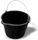 Plastic Mop Bucket 12lt Capacity Black