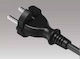 Plastrol Cablu De Alimentare Tip H05RR-F Cu Diametru Cablu 2x1.5mm² 1m