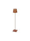 VK Lighting VK Lighting Außenstehlampe LED 10W mit Warmes Weiß Licht IP54 Braune