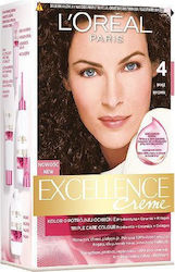 L'Oreal Paris Excellence Creme Βαφή Μαλλιών 4 Braz