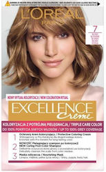 L'Oreal Paris Excellence Creme Βαφή Μαλλιών 7 B...