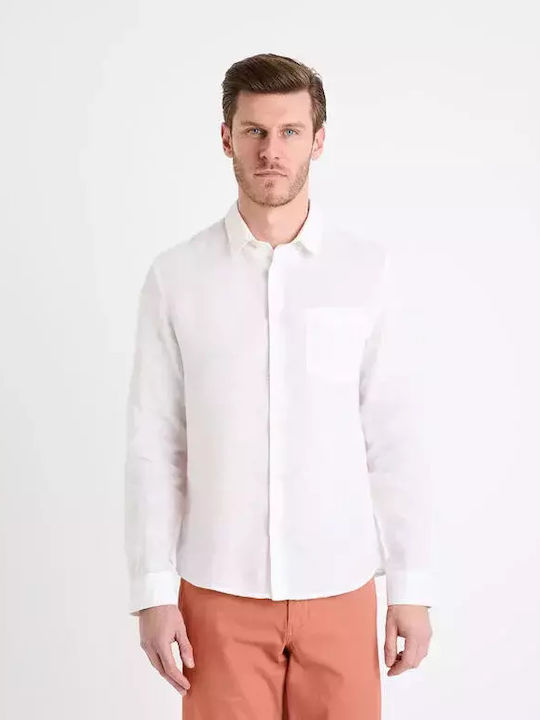 Celio Linen Shirt White