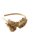 Ro-Ro Accessories Kinder Haarband mit Schleife Gold 1Stück