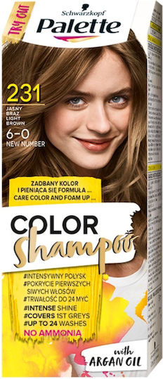 Schwarzkopf Palette Color Shampoo Toner Farb-Shampoo 6-0 Light Brown