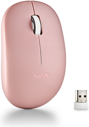 NGS Fog Pro Wireless Ergonomic Mouse Pink