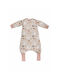 Tender Spring Sleeping Bag with Feet Flex 1 Tog Nude with Detachable Sleeves