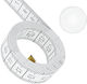 Jean Measuring Tape Sewing Tools 150cm Two Sided Centimeters & Inches Transparent Box 1 Piece