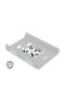 Sensillo Weiche Wickelauflage aus Kunststoff Gray 49x70cm