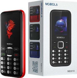 Mobiola MB3010 Dual SIM (32MB) Κινητό με Κουμπιά Κόκκινο