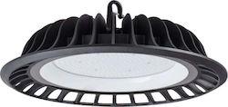 Kanlux Φωτιστικό Καμπάνα 200W Φυσικό Λευκό 18000lm με Ενσωματωμένο LED Μαύρο