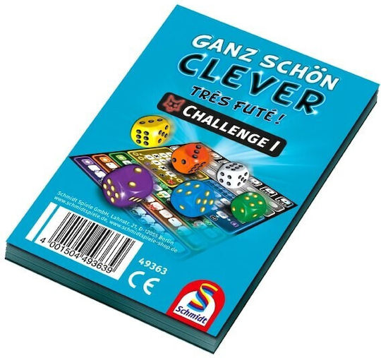 Επέκταση Παιχνιδιού Ganz Schön Clever: Challenge I 8+ Ετών (GER) Schmidt Spiele