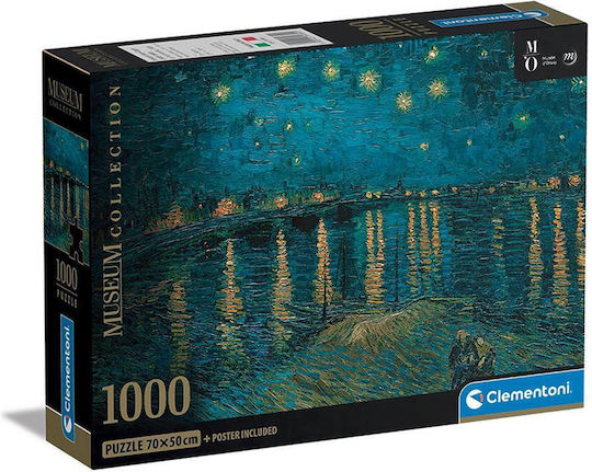 Clementoni Cle Puzzle 1000 Compact Museum Orsayvangogh 39789