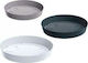 Prosperplast Plate Pot Plastic Biały 27x27cm PPLF270-S449