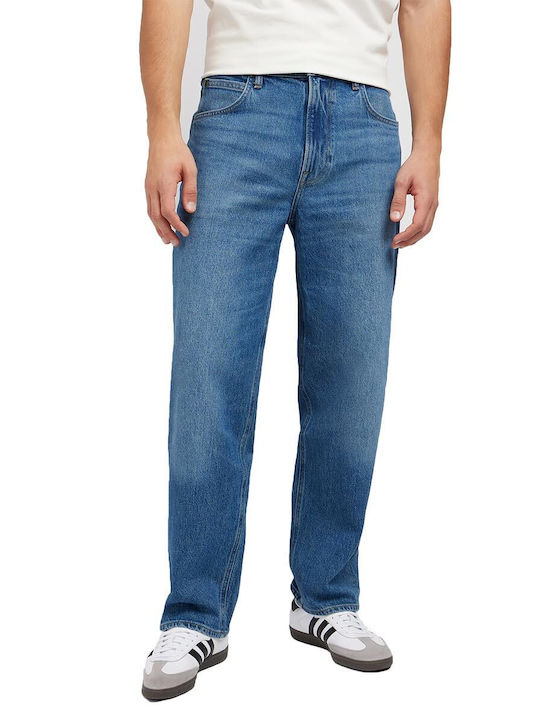 Lee Asher Herren Jeanshose in Loose Fit Blau