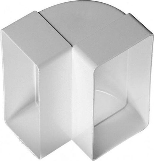 Awenta Γωνία Σύνδεσης Καπνοδόχου Inox 204mm Ασημί
