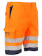 Portwest Рефлективна и Водоустойчива Бермудска Работна Панталона Оранжева