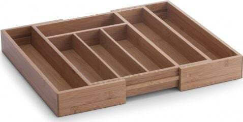 Zeller Drawer Cutlery Tray Opening Wooden 18x33.5x5cm Beige