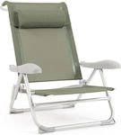 Bizzotto Cayo Aluminium-Strandstuhl Olive 57x85x73