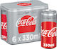 Coca-Cola Cola cu carbonatare, fără zahăr în Cutie 330ml