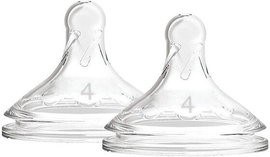 Dr. Brown's Silicone Bottle Teats Normal Flow for 9+ Months 2 Pieces