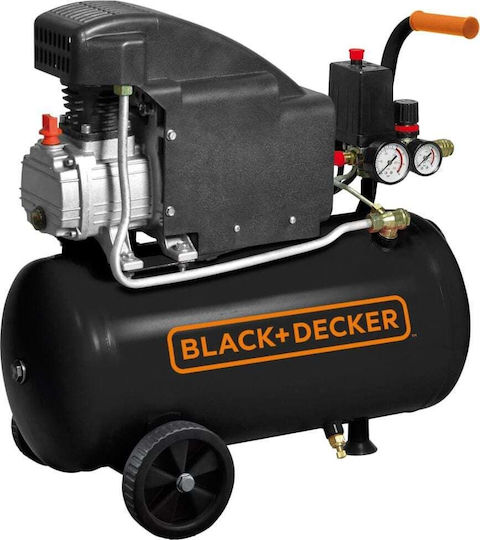 Black & Decker Single-Phase Air Compressors with Power 1.5hp and Airtank 24lt RCCC304BND541