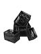 Storage Basket Wicker Black 4pcs