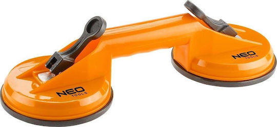 Neo Tools Dublu Ventuză Plastic Diametru 120mm cu Capacitate de Prindere 80kg