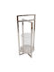 Lantern 98120 40cm Stainless Steel Glass