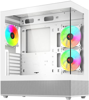 Savio Sigma X1 Midi-Turm Computergehäuse Weiß