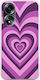 Latte Love Purple Задна корица Силикон Многоцветен (Oppo A78 4G)