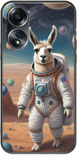 Lost In Space - Llama Задна корица Силикон Многоцветен (Oppo A78 5G)